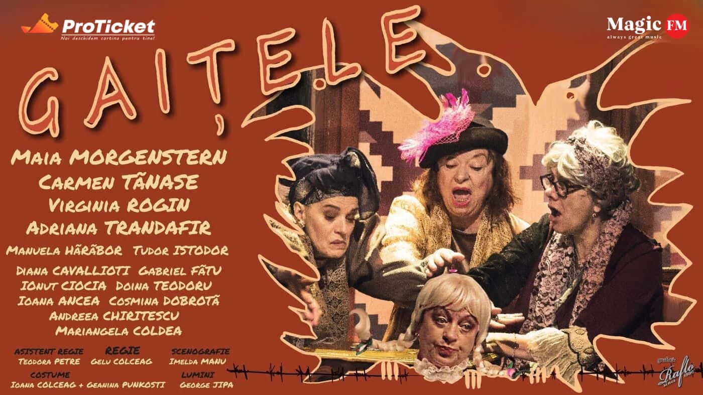 „Gaițele” și „Antiportret de familie”, la final de iunie în București